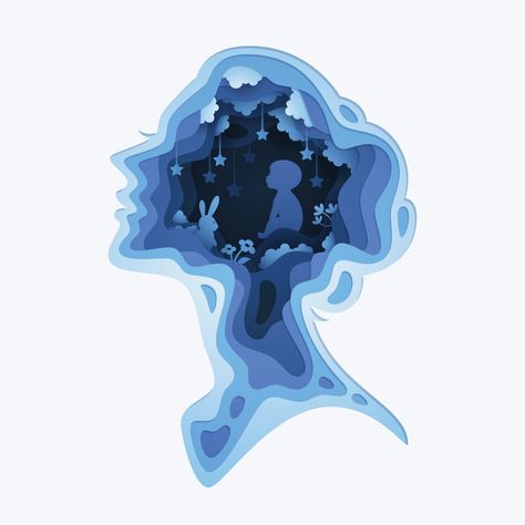 Download the Paper cut layered human head with lonely little baby and star, business or mind psychology concept 14456689 royalty-free Vector from Vecteezy for your project and explore over a million other vectors, icons and clipart graphics! Psychology Art Creative, Free Your Mind Art, Project Poster Design, Psychology Illustration, Psychology Project, Mind Psychology, Kangaroo Illustration, Art Psychology, Poster Color Painting