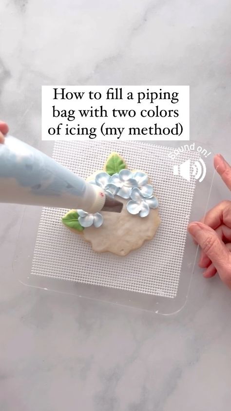 I know some of you may have seen my hydrangea cookie videos many times, but I’m bringing this one to you today by request. Sometimes people… | Instagram White Flower Cookies, Royal Icing Flower Cookies Tutorial, Mini Royal Icing Flowers, Hydrangea Cookies, Piping Hydrangea Flowers, Hydrangea Sugar Cookies, Hydrangea Cookies Decorated, Buttercream Hydrangea Tutorial, Royal Icing Hydrangea Flowers