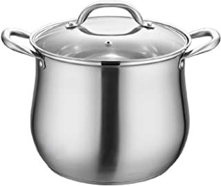 Amazon.com : palm restaurant cookware Thick Stew, Non Toxic Cookware, Egg Cooker, Milk Pot, Steam Cooking, Cookware Set Stainless Steel, Gas Cooker, Stainless Steel Pot, Kitchen Pot