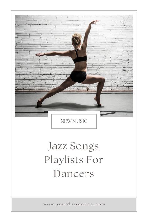 Jazz dance songs - recommendations for songs to choreograph a jazz dance to for dance recitals and dance competitions. Jazz Dance Music Playlist, Jazz Dance Playlist, Jazz Dance Music, Jazz Dance Songs Playlists, Songs For Jazz Dance Solos, Jazz Dance Competition Songs, Jazz Duet Dance Songs, Songs For Dance Solos, Duet Songs For Dance