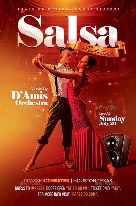 Salsa Night Poster, Dance Show Poster, Dance Poster Design Graphics, Live Music Poster Design, Dance Festival Poster, Dance Event Poster, Logo Design Dance, Dance Poster Design, Live Music Poster