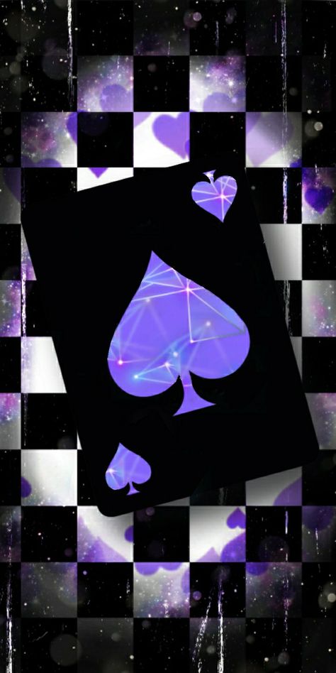 Purple Playing Cards Aesthetic Wallpaper, Purple Dice Wallpaper, Purple Cards Wallpaper, Black Cards Wallpaper, Purple Cards Aesthetic, Cards Wallpaper Aesthetic, Cards Aesthetic Wallpaper, Black And Purple Aesthetic Wallpaper, Poker Cards Aesthetic