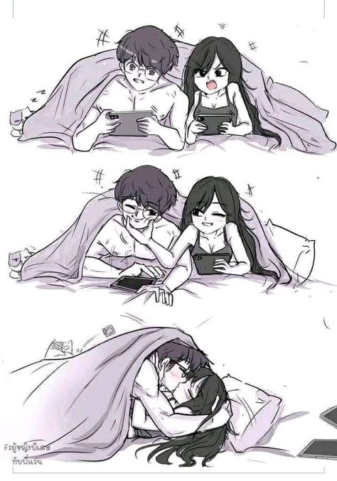 Cute Couple Comics, Couples Comics, Karakter Disney, Romantic Anime Couples, Cute Couple Drawings, Cute Couple Art, Anime Love Couple, Dessin Adorable, Anime Couples Manga