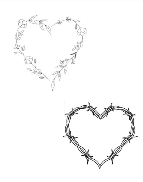 Bob Wire Heart Tattoo, Knee Tattoo Heart, Abstract Heart Tattoo, Tattoo Stencils For Women, Cosmetic Inspiration, Star Boy, Spine Tattoos For Women, Heart Outline, Knee Tattoo