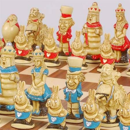 alice in wonderland chess set Alice In Wonderland Chess, Marvel Chess Set, Harry Potter Chess Set, Harry Potter Chess, Chinese Chess Set, Glass Chess Set, Giant Chess, Alice In Wonderland Gifts, Alice In Wonderland Illustrations