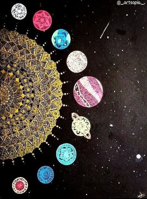 The Solar System, Solar System, Solar, Mandalas