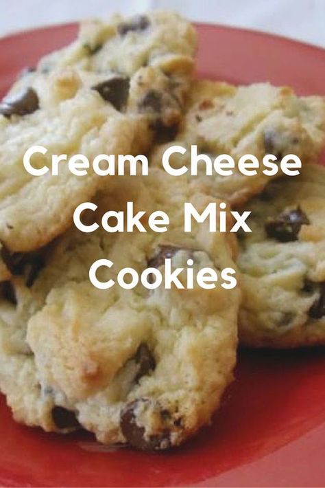 Cream Cheese Cake Mix Cookies, Cookies Cupcake, Cake Mix Desserts, Cake Mix Cookie Recipes, Dessert Simple, Brownie Desserts, Cheese Cookies, Cream Cheese Cookies, Oreo Dessert