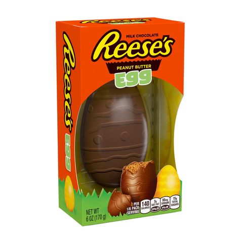 Not available Buy REESE'S, Milk Chocolate Peanut Butter Egg Candy, Easter, 6 oz, Gift Box at Walmart.com Peanut Butter Egg, Reese Eggs, Peanut Butter Easter Eggs, Peanut Butter Eggs, Easter Egg Basket, Gluten Free Egg Free, Candy Gift Box, Egg Easter, Easter Candy