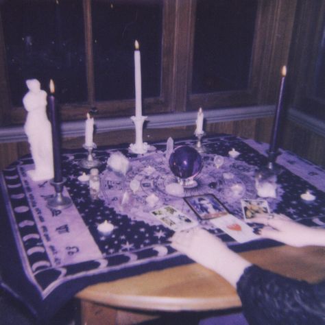 Occultism Aesthetic, Occult Aesthetic, Magical Aesthetic, Witchcraft Aesthetic, Witchcraft Candles, Purple Goth, Witch Core, Mazzy Star, Animatronic Fnaf