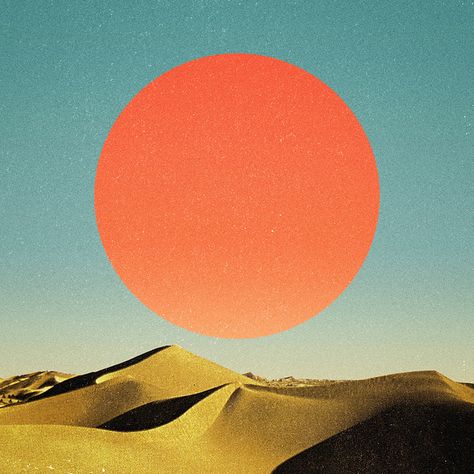 desert by tonykuch, via Flickr Women Empowerment Art, Sun Illustration, Sun Art, In The Desert, Graphic Design Posters, Album Art, The Desert, Art Paint, Color Inspiration