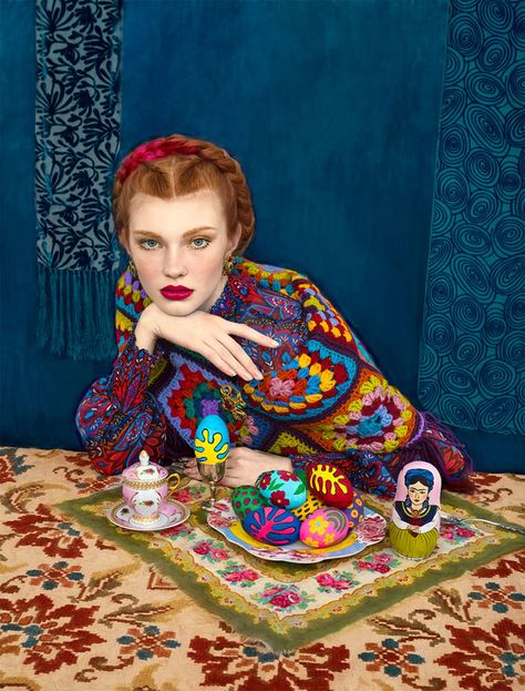 Andrey Yakovlev, Red Color Background, Orthodox Easter, Slavic Folklore, Photography Artistic, Mode Editorials, Primitive Art, Easter Egg Painting, Russian Orthodox