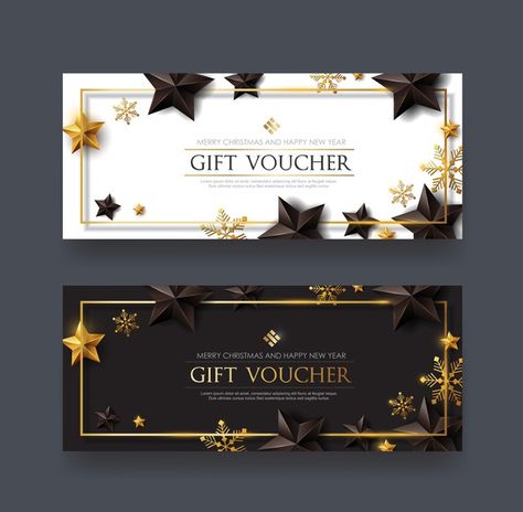 Christmas Gift Card Design, Christmas Voucher, Snowflake Vector, Christmas Vouchers, Christmas Gift Vouchers, Gift Voucher Design, Voucher Template, Voucher Design, Gift Coupon