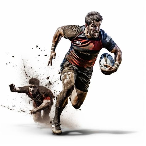 Rugby Illustration, Rugby Art, Background High Quality, Ultra Hd, Rugby, White Background, High Quality, White, Art