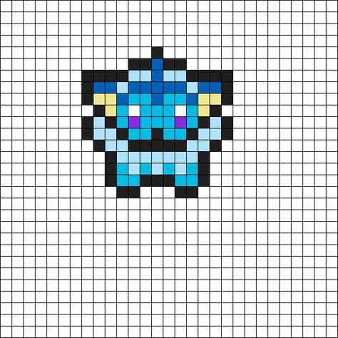 Mini Kandi Pattern, Mini Pokemon Perler Bead Patterns, Perler Bead Patterns Small Easy Pokemon, Mini Perler Beads Ideas, Pokemon Cross Stitch Patterns, Pokemon Cross Stitch, Pokemon Perler Beads, Easy Perler Beads Ideas, Fuse Bead Patterns