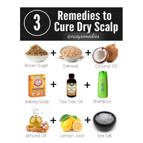 Ingredients: 3 tbsp. Coconut Oil 2 tbsp. Oatmeal 1 tbsp. Brown Sugar Mix together and apply directly to your scalp while your hair is wet. Massage the mixture onto your scalp and use your fingertips to exfoliate. Rinse with luk Homemade Hair Care, Tea Tree Oil Shampoo, Thick Hair Remedies, Dry Itchy Scalp, Homemade Hair, Hair Remedies For Growth, Homemade Hair Products, Itchy Scalp, Grow Hair Faster