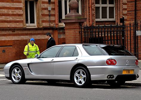 One of the seven 1993 Ferrari 456GT Venice station wagons made Ferrari 456, Garage Bike, Sports Wagon, Shooting Brake, Station Wagons, Sports Sedan, Top Cars, European Cars, Cars Organization