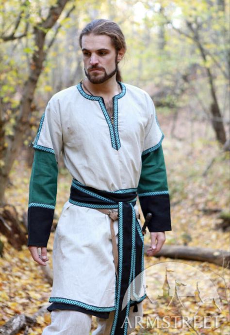 Mens Garb, Mens Tunic, Medieval Garb, Medieval Clothes, Medieval Costume, Moncler Jacket, Medieval Clothing, Medieval Dress, Medieval Fashion