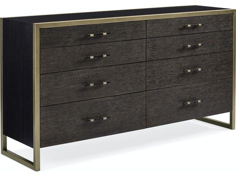 Remix Double Dresser CARM113019011 Traditional Dressers, Caracole Furniture, Wood Bedroom Sets, 8 Drawer Dresser, Oak Dresser, Cerused Oak, Wood Dresser, Bedroom Furniture Dresser, Double Dresser