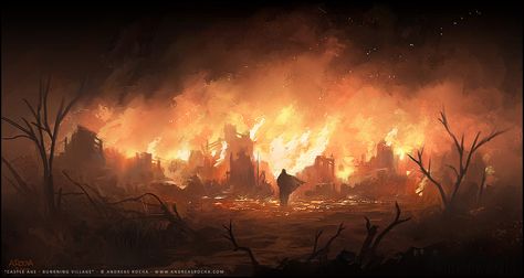 A bit like what Azlyn may have seen from a distance as her village was burned. Burning City, Watch The World Burn, Theme Tattoo, Fire Art, Vampire Knight, 판타지 아트, Backgrounds Free, Book Inspiration, The Villain