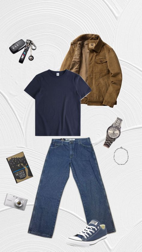 #fit #outfit #mens #boyfriend #mensfashion #clothes #fall #autumn #aesthetic #books #greatgatsby #navy #converse #couples Autumn Aesthetic Books, Fall Boyfriend, Mens Converse Outfit, Converse Fits, Fall Autumn Aesthetic, Navy Converse, Clothes Fall, Aesthetic Books, Outfits With Converse