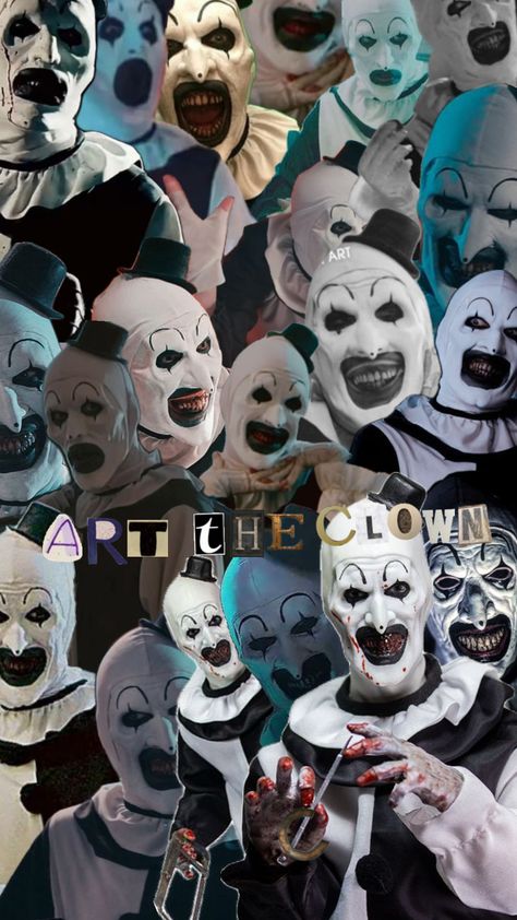 #terrifier Clown Pics, Terror Art, Art The Clown, Halloween Wallpaper Iphone Backgrounds, Horror Fanatic, Scary Movie Characters, Horror Movie Icons, Horror Artwork