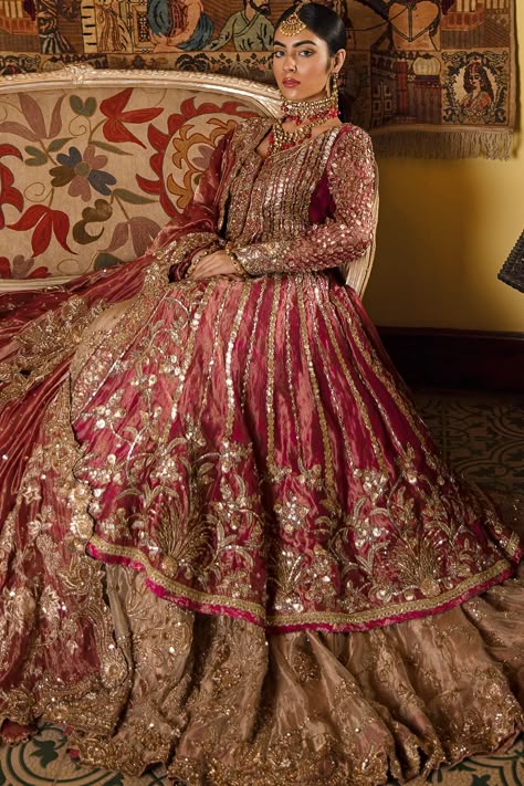 Pakistani Bridal Couture, Red Bridal Dress, Desi Wedding Dresses, Asian Bridal Dresses, Bridal Lehenga Collection, Latest Bridal Dresses, Bridal Dresses Pakistan, Pakistani Wedding Outfits, Bridal Dress Fashion