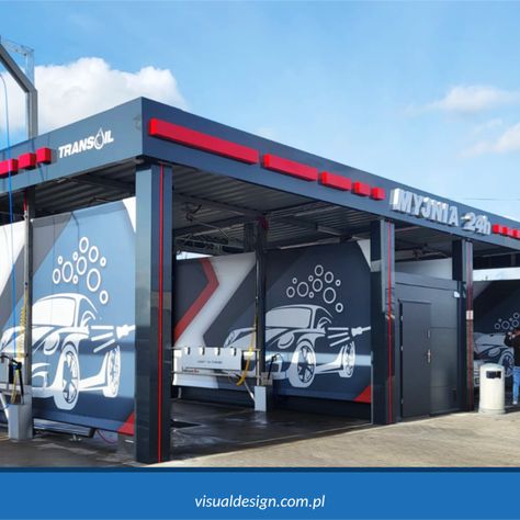 Car Wash Design Architecture, Modern Carwash Design, Car Showroom Design, Garage Design Interior, Car Wash Business, Auto Shop, Shop Doors, Car Washing, Car Washer