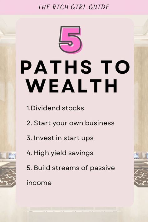 How To Build Wealth, Ways To Get Rich, How To Be Rich, Become Rich, High Yield Savings, Own Your Own Business, Dividend Stocks, Build Wealth, Financial Life Hacks