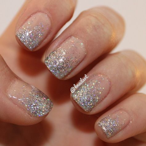 knailart's nails! Show us your tips—tag your nail photos with #SephoraNailspotting to be featured on our social sites! Nail Art For Girls, Wedding Nail Art Design, Silver Glitter Nails, Wedding Nails Glitter, Nail Photos, Nail Art Wedding, Nail Designs Glitter, Silver Nails, Prom Nails