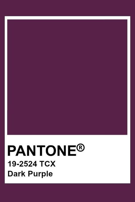 Dark Purple Pantone, Dark Purple Color Palette, Tcx Pantone, Color Palette Pantone, Purple Pantone, Jewel Tone Color Palette, Purple Color Palette, Pantone Color Chart, Pantone Swatches