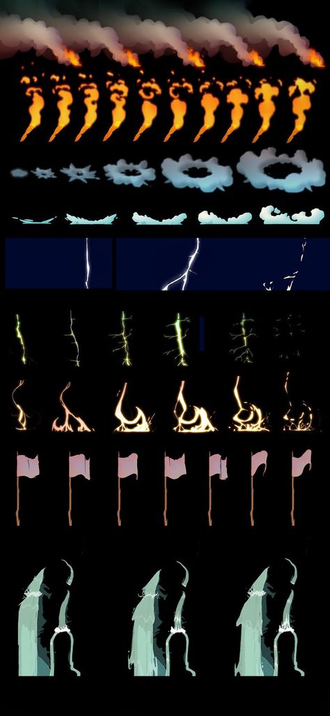 Flash FX Animation: The FX Work of Quentin Cordonnier Fx Animation, Flash Animation, Game Effect, Animation Tutorial, Animation Reference, Digital Painting Tutorials, Game Inspiration, Animation Design, 2d Animation