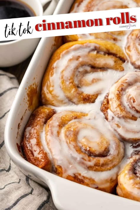 Make the viral TikTok cinnamon rolls with heavy cream! These are the gooiest, most delicious cinnamon rolls ever that taste homemade but way easier, perfect as a sweet breakfast or easy dessert. Outnumbered One Hour Cinnamon Rolls, Best Way To Make Pillsbury Cinnamon Rolls, Easy Baked Breakfast, Can Cinnamon Rolls With Heavy Whipping Cream, Make Ahead Cinnamon Buns, Fast Easy Cinnamon Rolls, Super Easy Cinnamon Rolls, Better Cinnamon Rolls, Ice Cream Cinnamon Rolls Overnight