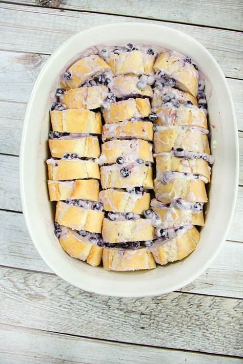 Heather Breakfast Ideas, No Bake Breakfast Ideas For A Crowd, Best Make Ahead Breakfast, Breakie Ideas, Breakfast Hacks, The Salty Marshmallow, Salty Marshmallow, Marshmallow Recipe, Blueberry French Toast Casserole