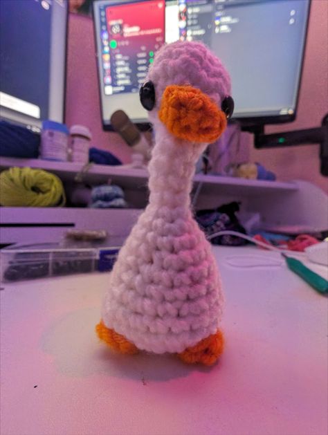 silly little guy
#crochet #handmade #amigurumi #goose Silly Crochet Ideas, Silly Crochet, Crochet Goose Pattern, Goose Crochet, Silly Little Guy, Crochet Goose, Silly Goose, Silly Animals, Crochet Handmade