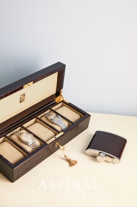 anniversary gift ideas for him, cool gifts for boyfriend, groomsmen gifts, groom attire Old Money Gifts For Men, Old Money Gifts For Him, Old Money Gifts, Cool Gifts For Boyfriend, Luxury Gifts For Him, Anniversary Gift Ideas For Him, Mens Watch Box, Leather Watch Box, Boyfriend Personalized Gifts