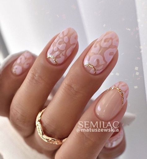 Milky Nails, Minimal Nails, Her Nails, Leopard Nails, Flower Nail, Flower Nail Art, Nails Desing, Floral Nails, Summer Nail