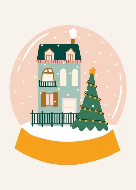 Christmas Card Illustration, 달력 디자인, Illustration Christmas, Winter Illustration, Christmas Illustrations, Christmas Stationery, Basic Crochet, Rainbow Shop, Christmas Inspo