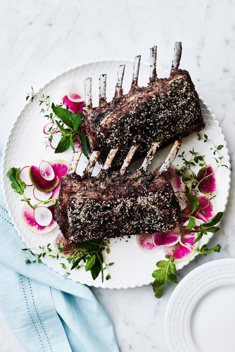 Recipes For Easter, Crusted Rack Of Lamb, Easter Resurrection, Celebration Dinner, Lamb Steaks, Out Aesthetic, Out House, Meat Casserole, Lamb Recipe