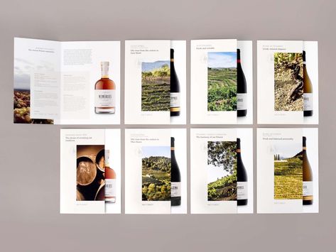 Tasting Menu Design, Wine Brochures, Wine Presentation, Wine Wallpaper, Catalog Design Layout, Brochure Design Layout, Wine Photography, Wine Brands, Graphic Design Layouts