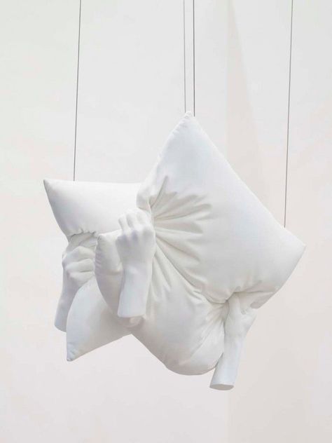 C35. Elmgreen & Dragset / Contemporary Art Pillow Art Installation, Giuseppe Penone, George Segal, Contemporary Art Installation, Contemporary Art Artists, Exhibition Ideas, Plaster Sculpture, Material Art, Final Exam