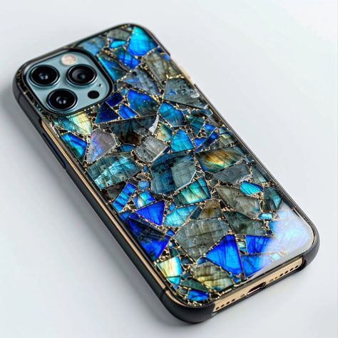 Would you buy these crystals phone case? 💠 This images are generated using AI #crystals #phonecase #gemstone Phone Cases Resin, Gems On Phone Case, Stone Phone Case, Resin Mobile Case, Gemstone Phone Case, Crystal Phone Case, Phone Cases, Crystals, Gemstones