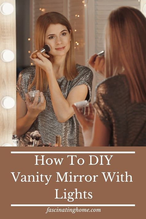 Diy Vanity Mirror With Lights, Diy Vanity Mirror, Mermaid Bathroom Decor, Fancy Mirrors, Vanity Mirror With Lights, Beauty Vanity, Makeup Area, Diy Vanity, Globe Decor