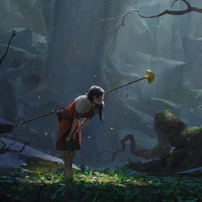 ArtStation - Jeremy Paillotin Wood Illustration, Matte Painting, Fantasy Concept Art, Visual Development, Art And Illustration, Fantasy Inspiration, Environment Concept Art, Environmental Art, Art Portfolio