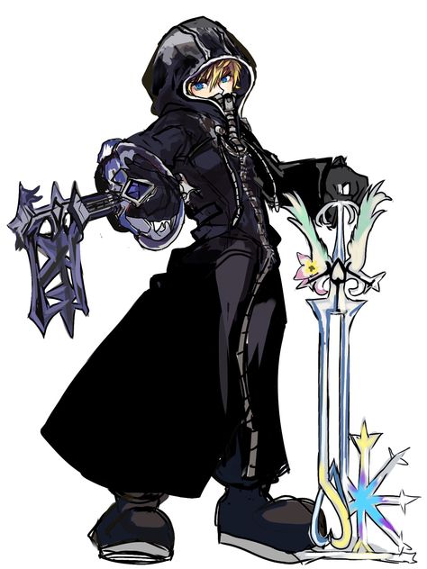 Roxas Kingdom Hearts Icon, Sora Kingdom Hearts Icon, Kingdom Hearts Icon, Jrpg Characters, Sora And Roxas, Kh Sora, Sora Kh, Kingdom Hearts Sora, Roxas Kingdom Hearts