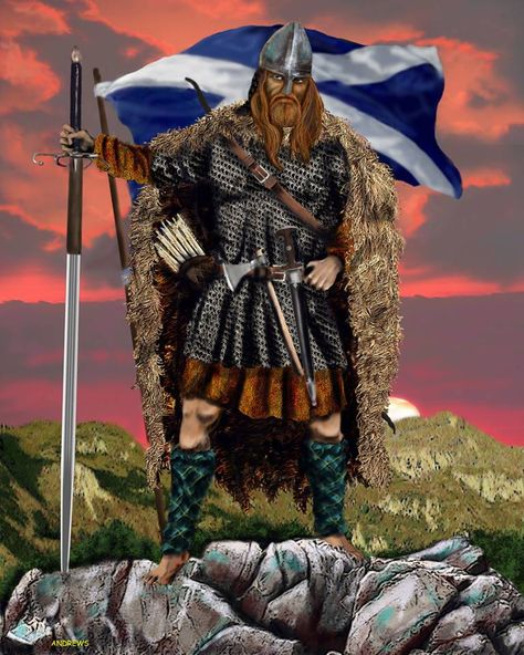 Scottish Viking. Ya, they did exist.... Highlands Warrior, Scottish Warrior, Warrior Drawing, Warriors Illustration, Kunst Tattoos, William Wallace, Celtic Warriors, Irish Boys, Men In Kilts