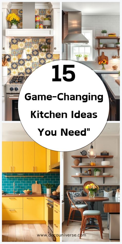 Want a stylish kitchen? These decor tips make it easy to create a space that’s both functional and elegant. (Save for inspiration!) Cafe Kitchen Design, Kitchen Decor Inspiration, Kitchen Refresh, Kitchen Decor Themes, Cozy Kitchen, Simple Kitchen, Functional Kitchen, Kitchen On A Budget, Kitchen Themes