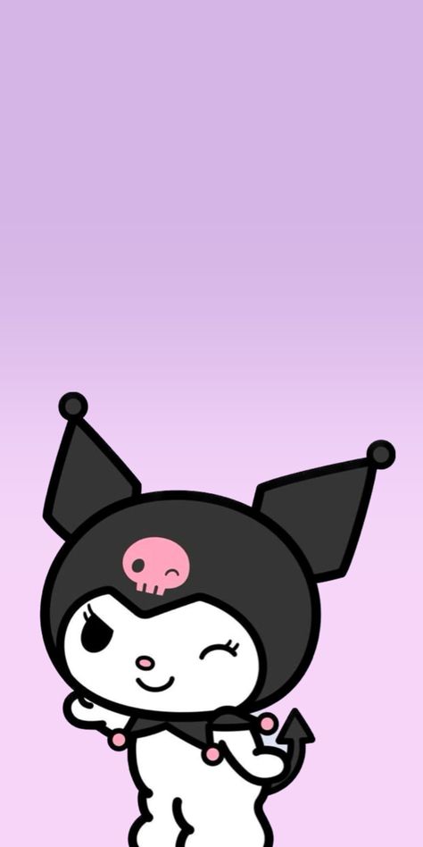 Kormi Hello Kitty, Kuromi Purple Background, Kuromi Wallpaper Iphone Lockscreen, Cute Kuromi Wallpaper Purple, Korumi Wallpaper Purple Iphone, Kurumi Background, Kuromi Wallpaper Aesthetic Purple, Kuromi Wallpaper Iphone Purple, Kromi Wallpapers