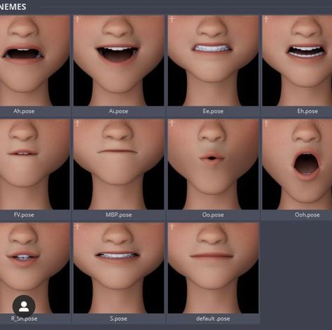 not-given #3DModeling #DigitalArt #CGI #3DDesign #VirtualReality #ComputerGraphics #3DPrinting #Animation Lipsync Animation Reference, Character Model Sheet T Pose, Lipsync Animation, Mouth Expressions, Stylized Face, Blender Character, Mouth Animation, Expressions Drawing, Blender Character Modeling