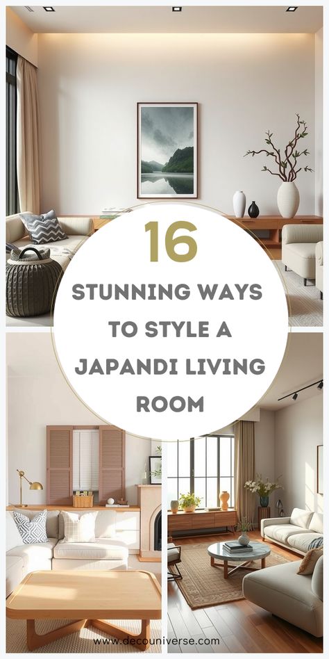 Discover Japandi decor tips to create a serene and elegant living room. Perfect for modern and minimalist homes! Japandi Farmhouse Living Room, Modern Asian Living Room Ideas, Japandi Sitting Room, Japandi Small Living Room Design, Japandi Family Room, Japandi Living Room Ideas, Japandi Sofa Living Room, Japandi Tv Unit, Japandi Shelf