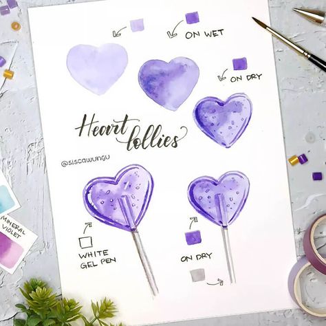 27 Tutorials for Creating Cute Watercolor Art - Beautiful Dawn Designs Watercolor Art Lessons Step By Step, Cute Watercolor Ideas, Watercolor Step By Step Tutorials, Food Watercolor Illustration, Watercolour Step By Step, Watercolor Food Illustration, Beautiful Dawn, Fun Watercolor, Learn Watercolor Painting